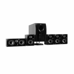 Auna Areal 525 BK 5.1 aktives Surround Boxen Lautsprecher Set 125 Watt RMS Lautsprecher (125 W)