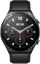 XIAOMI Watch S1, Smartwatch Edelstahl Echtleder