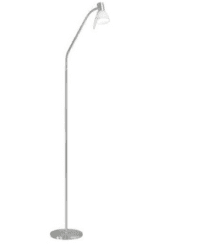 EGLO Stehleuchte 1 E14 nickel M alabaster PRINCE 1