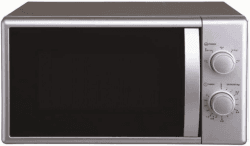 respekta Mikrowelle Unterbau Stand Mikrowelle Farbe silber 700 watt inkl.Timer