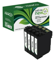 4x callmenew TINTE PATRONE für Epson T0712 Stylus Office