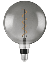 Osram Vintage 1906 LED Globe G200 5W/12W E27 warmweiß smoked
