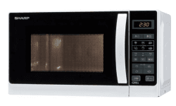 SHARP R-642 WW, Mikrowelle (800 Watt, mit Grillfunktion)
