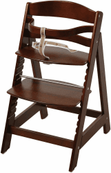 roba® Treppenhochstuhl Sit up III, braun, aus Holz