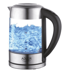 Adler Wasserkocher AD 1247 (2200W) 1.7l - 2200 W - Transparent - 2200 W