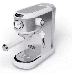 Espresso-Kaffeemaschine san ignacio Edelstahl 20bar - Milchaufschäumer - italienische Pumpe - Tassenwärmer superior