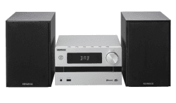 Kenwood M-720DAB Home-Stereoanlage Heim-Audio-Mikrosystem 25 W Schwarz - Silber (M720DAB)