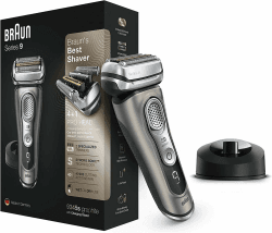 Braun Rasierer Series 9, 9345s, Wet & Dry, grafit, für Männer, Nass- und Trockenrasierer, Trimmer