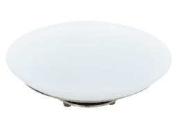 Eglo 97813 LED Tischleuchte FRATTINA-C nickel-matt weiß Ø29cm H:11,5cm dimmbar mit Connect Funktion