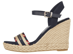 Tommy Hilfiger CORPORATE WEBBING HIGH WEDGE High-Heel-Sandalette