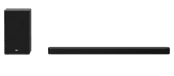 LG SP8YA TV-Soundbar 440 W 3.1.2 Meridian Kanal mit Wireless-Subwoofer, Bluetooth, DTS:X, Dolby Atmos, Dolby Digital