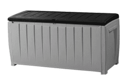 Keter Novel Storage Box mit Sitzfunktion 125 x 55 x 61 cm b