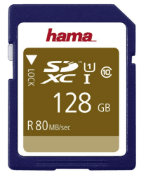 Hama SDHC 16GB Class 10 UHS-I 80MB/S Speicherkarte