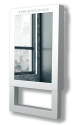 Rowi Bad-Schnellheizer 1800 W Premium mit Spiegel und Handtuchhalterung