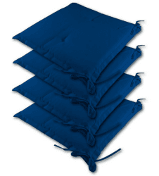 Detex Sitzkissen 4er-Set Sydney Blau
