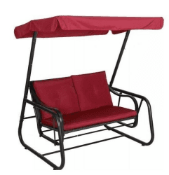 Primaster Hollywoodschaukel Torino rot 2-Sitzer, inkl. Auflagen