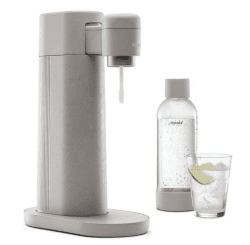 mySoda Wassersprudler Toby Set, 4-tlg. - 1x Wassersprudler, 2x PET-Flasche, 1x nachfüllbare CO2-Flasche