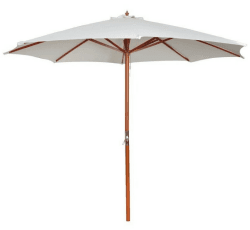 VidaXL Sonnenschirm 300 x 258 cm Sandweiß