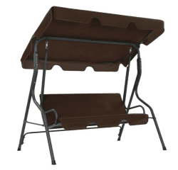 VidaXL Hollywoodschaukel Kaffeebraun 170×110×153 cm