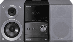 Panasonic SC-PM602EG-S Mikrosystem mit Bluetooth und DAB+
