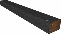 LG Electronics DSP2 Soundbar (100 Watt) mit integriertem Subwoofer (HDMI, Bluetooth) [Modelljahr 2021], Dunkelgrau