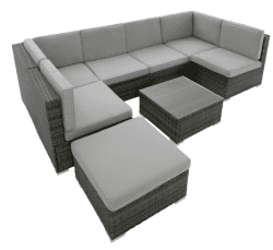 TecTake Rattan Lounge Venedig
