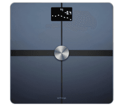 Withings Body+ - WLAN-Smart-Waage mit Körperzusammensetzungsfunktion, Messung von Körperfett, BMI, Muskelmasse, Schwarz