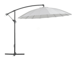 Beliani Ampelschirm Calabria II 268 cm grey