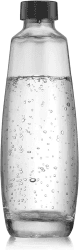 Sodastream Glaskaraffe für Wassermaschine, Duo, transparent, Glasflasche, spülmaschinenfest, 1 l
