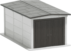 Busch 1480 Garage Bausatz, Spur H0