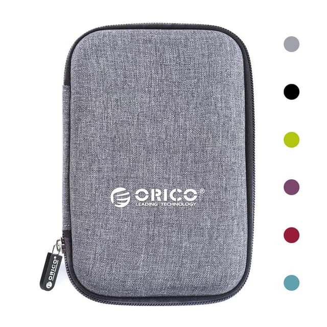 ORICO Festplattentasche 2,5 Zoll HDD SSD Case mit Innengröße 140x90x25mm 🚀