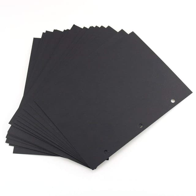 📸 YILEEY Fotoalbum Schwarze Seiten Scrapbooking Papier 26x17.5cm | Deal des Tages! 🌟