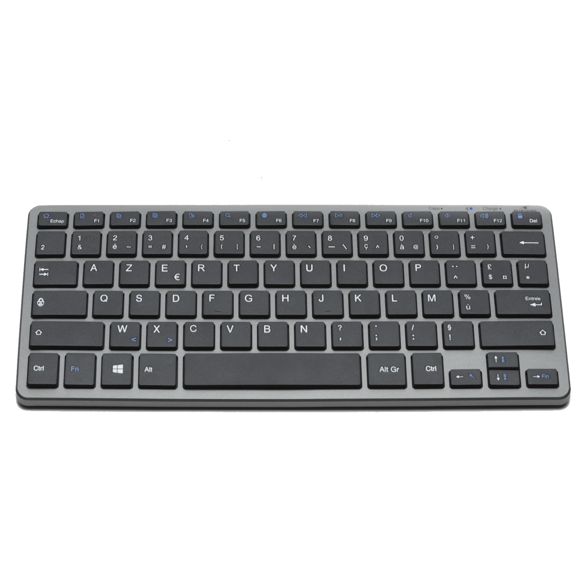 Bluestork Kabellose Bluetooth Tastatur | Mini Tastatur Azerty | 90 Stunden Akkulaufzeit