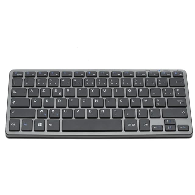 Bluestork Kabellose Bluetooth Tastatur | Mini Tastatur Azerty | 90 Stunden Akkulaufzeit