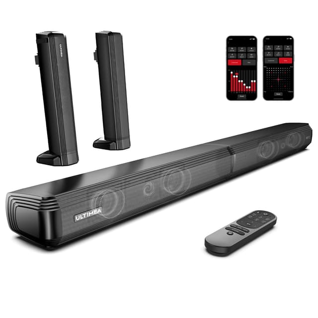 🔊📺 ULTIMEA 2.2 Soundbar für TV Geräte, Teilbare 2-in-1 Soundbar für Fernseher 🎶📺