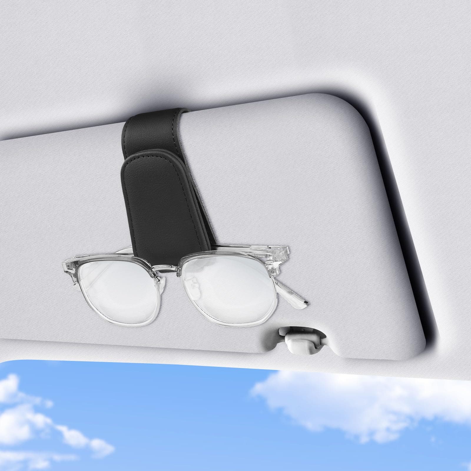 Romon Brillenhalter für Auto 🚗 Sonnenbrillenhalter
