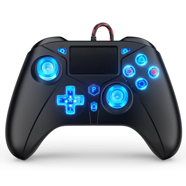 Bonacell RGB Controller für PS-5 | Kabelgebundene Gamepad-Fernbedienung 🎮