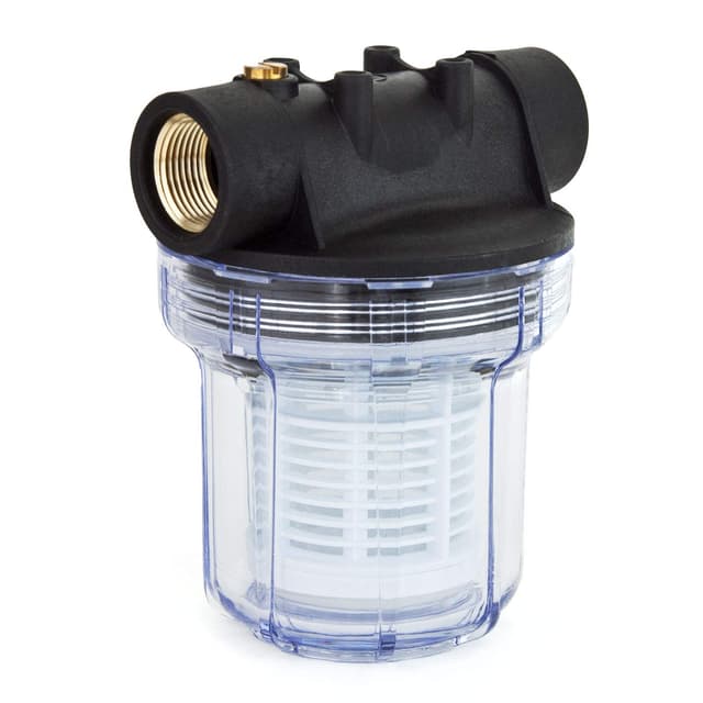 🌊🏡 Grafner Vorfilter für Hauswasserwerke und Gartenpumpen | Platzsparend und effektiv | 5,5 bar, 3000 l/h | Filter Pumpe