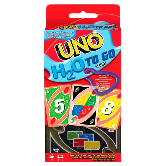🃏 Mattel Games UNO H2O To Go - Wasserdichtes UNO Kartenspiel 🌊