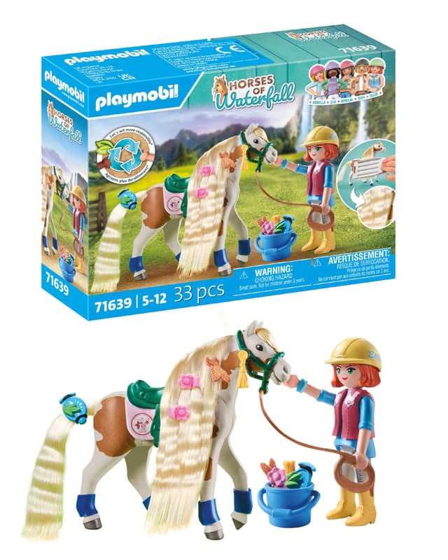 🐎 PLAYMOBIL Horses of Waterfall 71639 Ellie & Pferd mit Kreppeisen 🌈