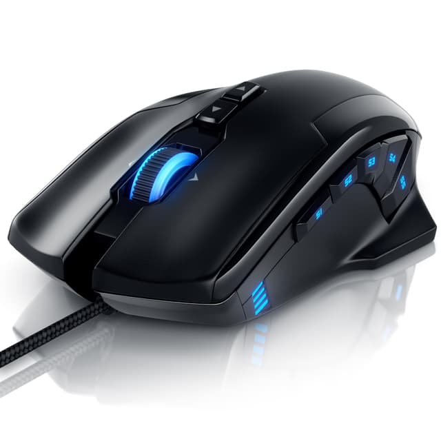 🎮 Titanwolf Specialist Wired Gaming Optical Mouse - MMO Gaming Spezialist Modell 🖱️