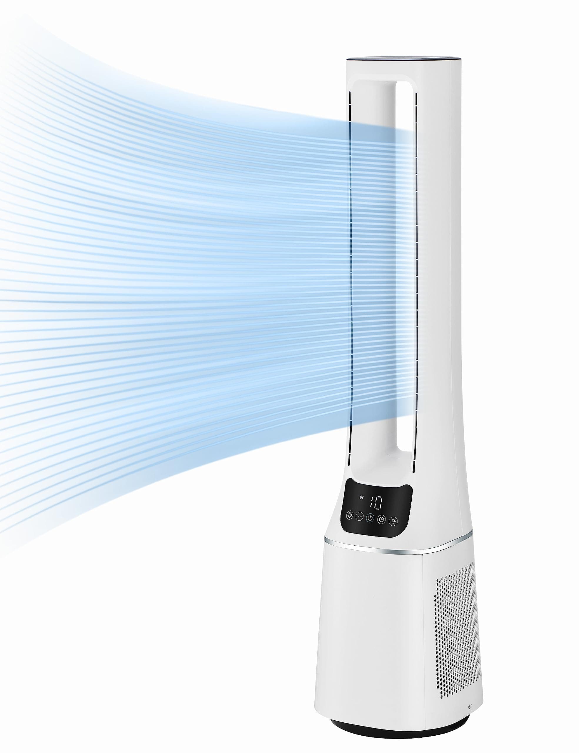 🌀🌬️ Midea MFP-120 (WH) 2 in 1 Turmventilator Luftreiniger 🌿🔵