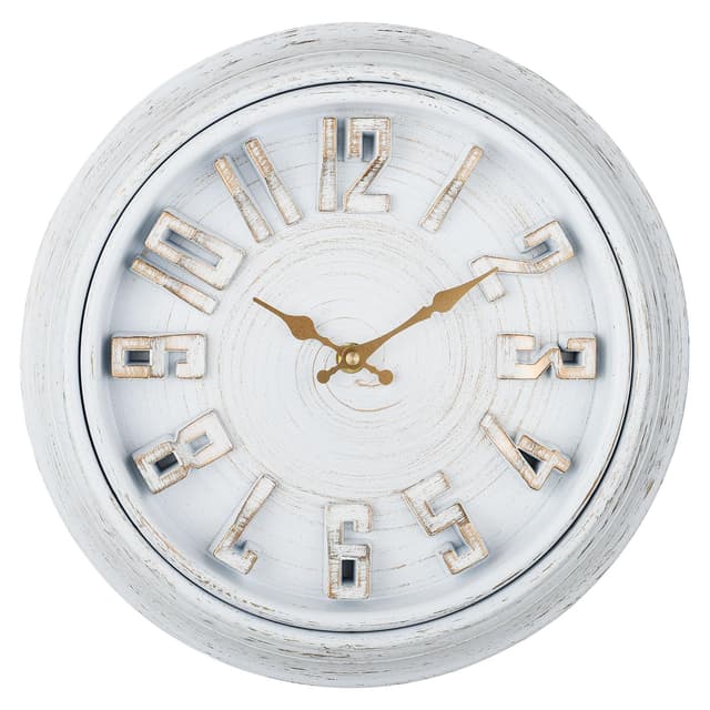 DIYZON Extra Große 30 cm Wanduhr 🕰️ Ohne Ticken und Batteriebetrieben