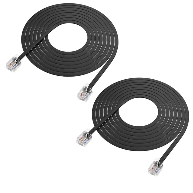 📞 XMSJSIY RJ12 6P6C Verlängerungskabel Telefon Kabel Stecker auf Stecker 📞