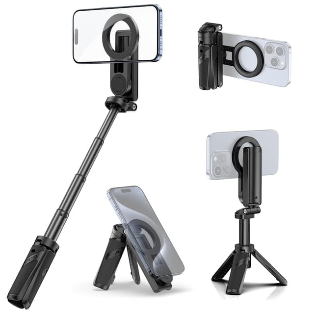 ULANZI JJ03 Magnetisches Stativ Ständer, 3-in-1 Bluetooth Selfie Stick 📸🌟