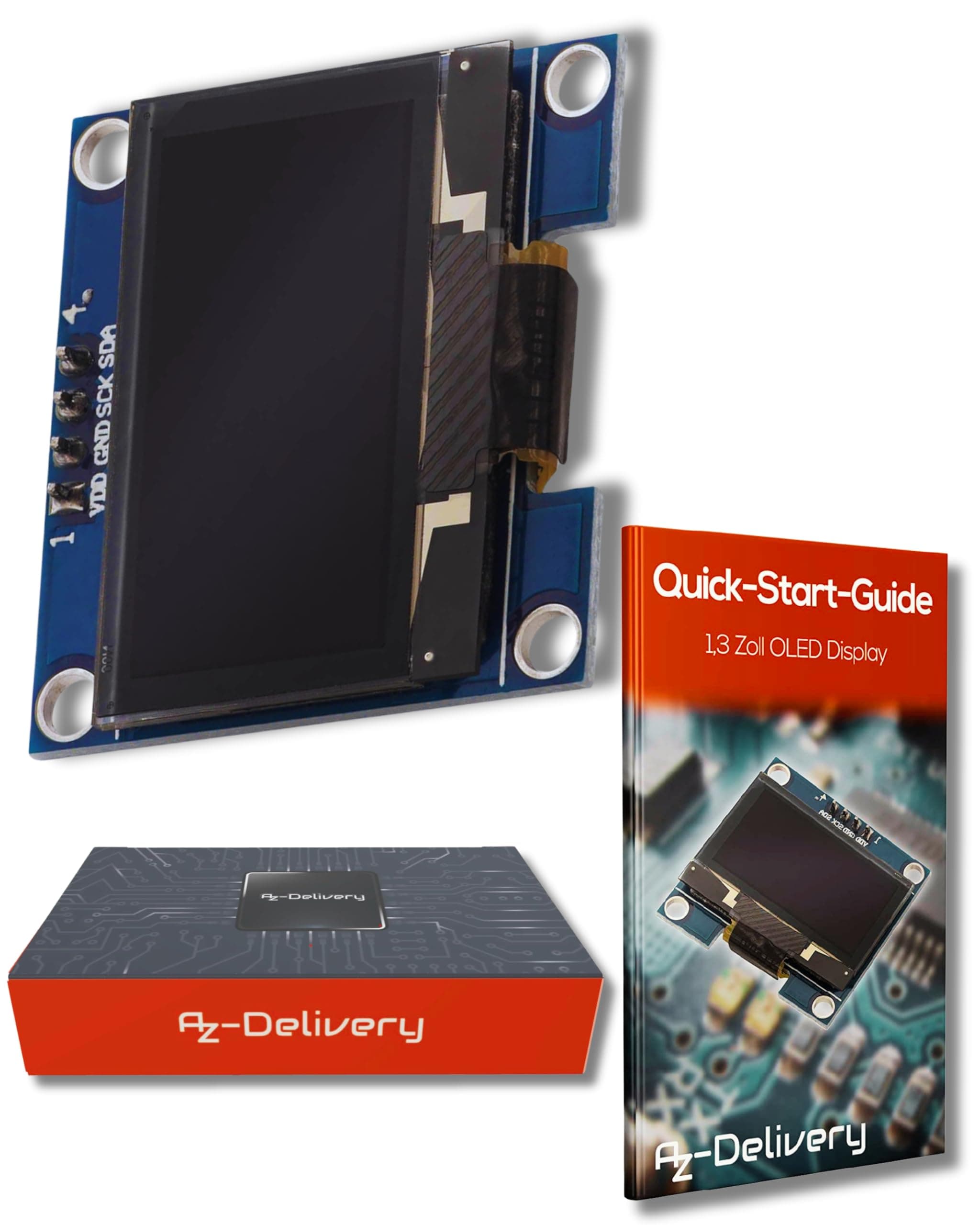 🌟 Angebot: AZDelivery 1,3 Zoll OLED Display I2C SSH1106 Chip 128 x 64 Pixel