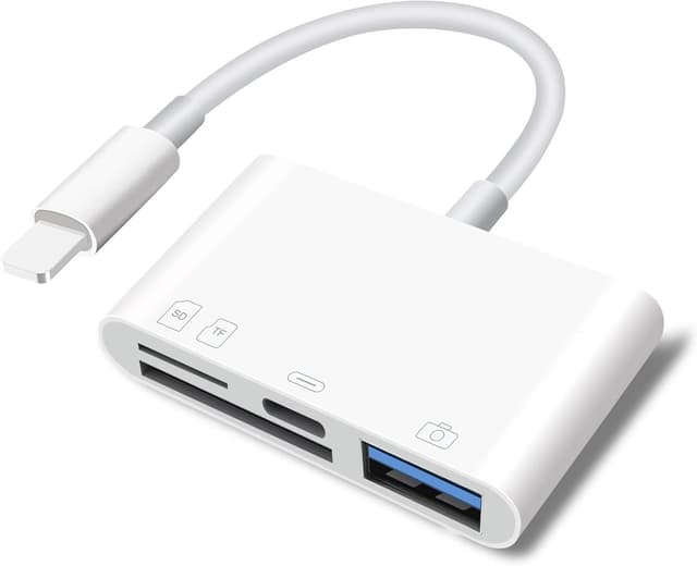 🌞📱 SUNTRSI 4-in-1 SD Kartenleser für Phone/Pad 📱🌞