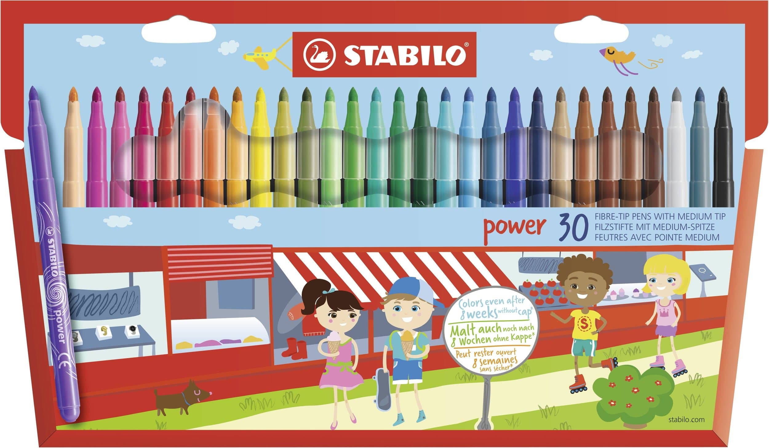 STABILO - Filzstift Power - 30er Pack 🌈