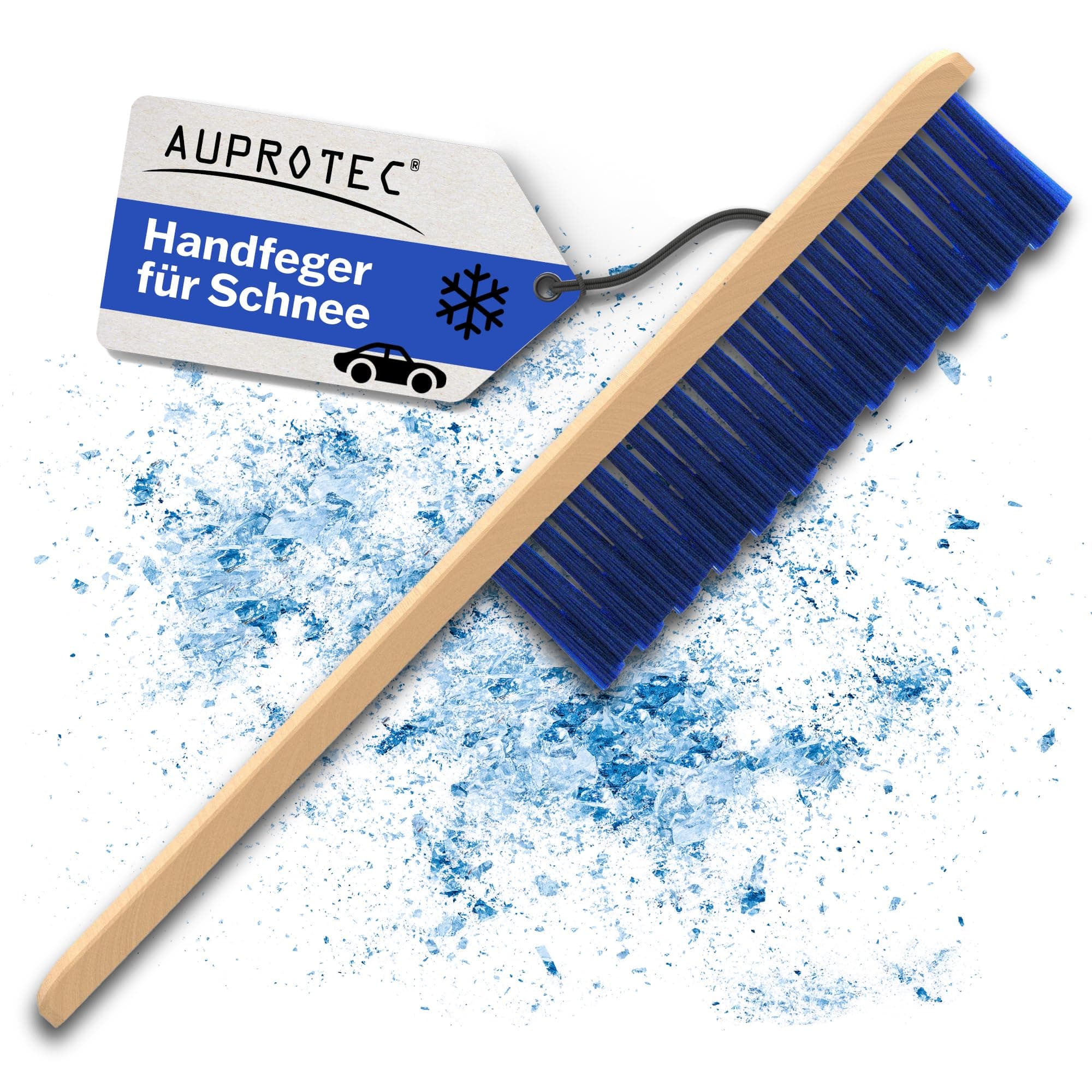 🚗 AUPROTEC Schneebesen Auto Holz/Handfeger - Effektive Schneebefreiung! 🌨️
