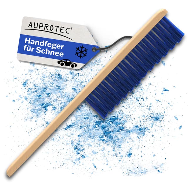 🚗 AUPROTEC Schneebesen Auto Holz/Handfeger - Effektive Schneebefreiung! 🌨️